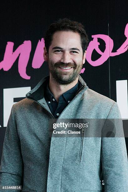 Manuel Garcia Rulfo poses during the presentation of the movie "La Vida Inmoral de la Pareja Ideal" on October 17 Mexico City, Mexico.