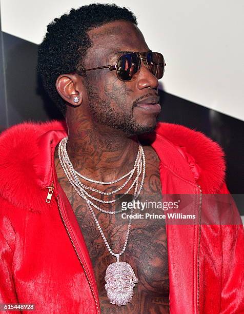 Gucci Mane attends Gucci Mane "Woptober" Album Release Party at Gold Room on October 18, 2016 in Atlanta, Georgia.