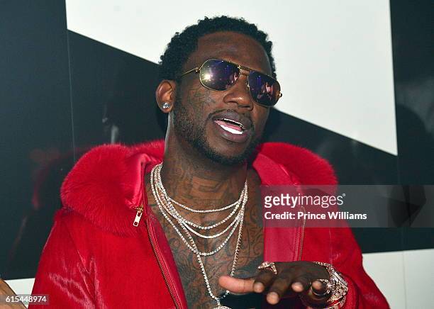 Gucci Mane attends Gucci Mane "Woptober" Album Release Party at Gold Room on October 18, 2016 in Atlanta, Georgia.