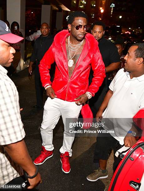 Gucci Mane attends Gucci Mane "Woptober" Album Release Party at Gold Room on October 18, 2016 in Atlanta, Georgia.