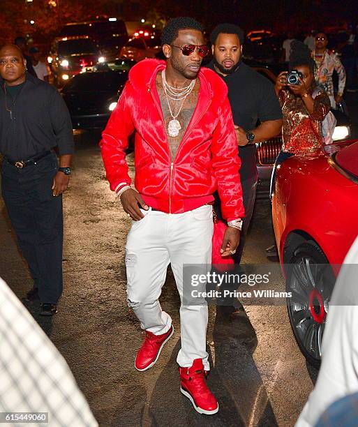 Gucci Mane attends Gucci Mane "Woptober" Album Release Party at Gold Room on October 18, 2016 in Atlanta, Georgia.