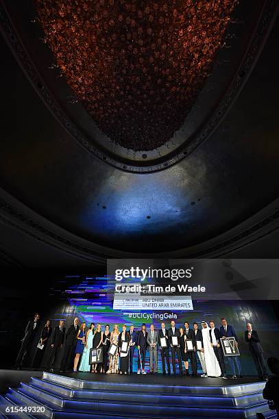 2nd UCI Gala Awards 2016 Peter SAGAN Winner of the UCI WorldTour Individual Classification/ Katarzyna NIEWIADOMA Winner of the UCI Womens WorldTour...