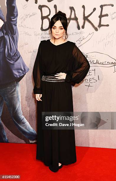 Hayley Squires attends the "I, Daniel Blake" People's Premiere at Vue West End on October 18, 2016 in London, England.