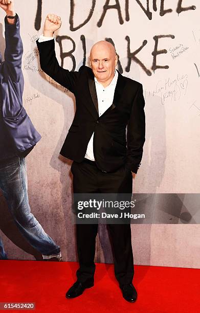 Dave Johns attends the "I, Daniel Blake" People's Premiere at Vue West End on October 18, 2016 in London, England.