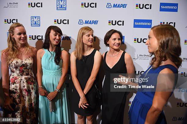 2nd UCI Gala Awards 2016 Anna VAN DER BREGGEN Rio 2016 Olympic Champion in the Womens Road Race / Katarzyna NIEWIADOMA Winner of the UCI Womens...
