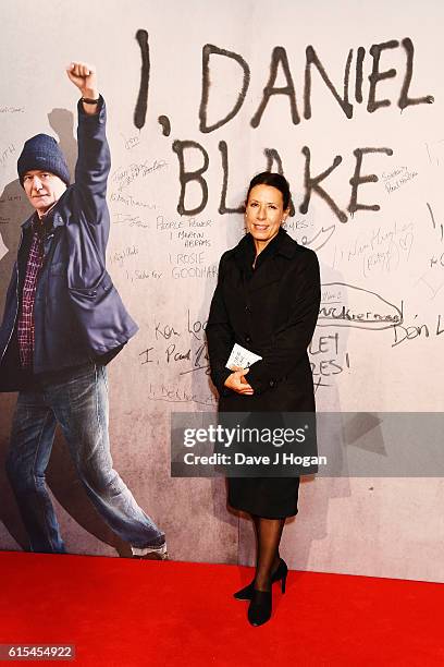 Debbie Abrahams attends the "I, Daniel Blake" People's Premiere at Vue West End on October 18, 2016 in London, England.