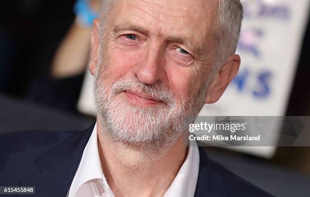 Jeremy Corbyn attends the "I, Daniel Blake" people's premiere at Vue West End on October 18, 2016 in London, England.