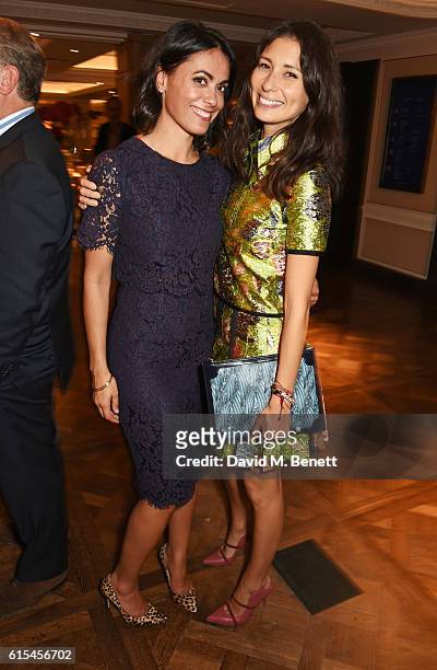 Zia Zareem-Slade and Jasmine Hemsley attend the launch of "Fortnum & Mason: The Cook Book" by Tom Parker Bowles at Fortnum & Mason on October 18,...