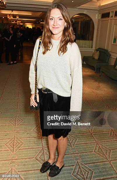 Mary Clare Winwood attends the launch of "Fortnum & Mason: The Cook Book" by Tom Parker Bowles at Fortnum & Mason on October 18, 2016 in London,...