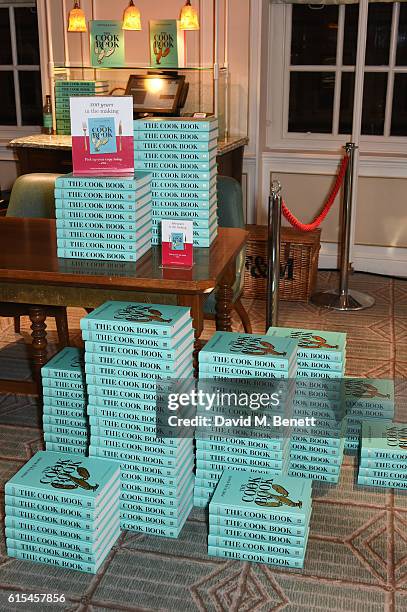 General view of the atmosphere at the launch of "Fortnum & Mason: The Cook Book" by Tom Parker Bowles at Fortnum & Mason on October 18, 2016 in...