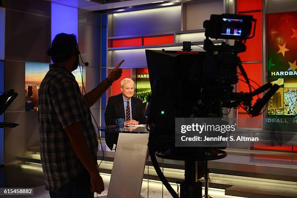 News anchor Chris Matthews is photographed for Philadelphia Inquirer on July 11, 2016 in New York City.