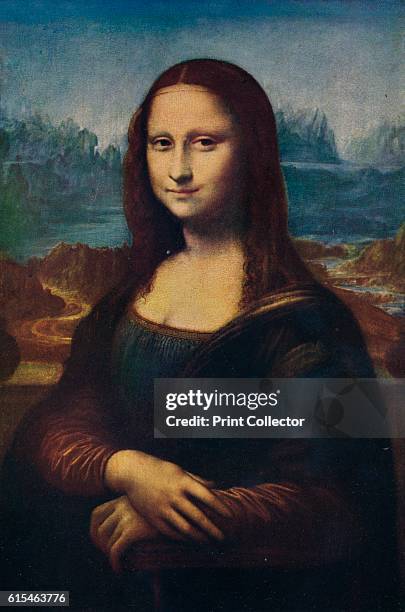 Mona Lisa', c16th century, . Copy of famous portrait of Lisa Gherardini, wife of Francesco del Giocondo, from original work by Leonardo di ser Piero...