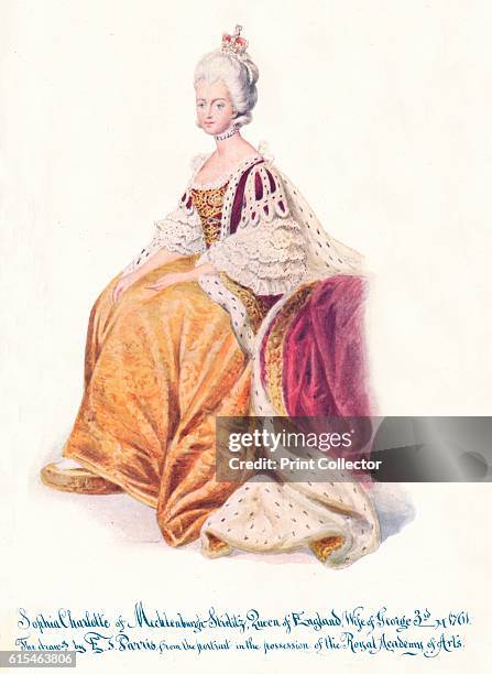 Sophia Charlotte of Mecklenburgh Strellitz, Queen of England, Wife of George 3rd', 1911. Charlotte of Mecklenburg-Strelitz wife of King George III ....