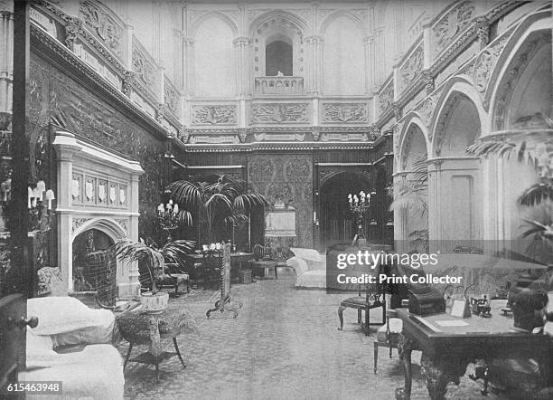 Highclere Castle, Hampshire - The Earl of Carnarvon', 1910. Highclere Castle s a country house in the Jacobethan style, with a park designed by...