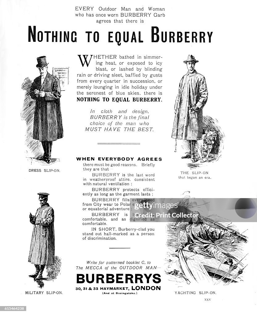 'Burberry's', 1909