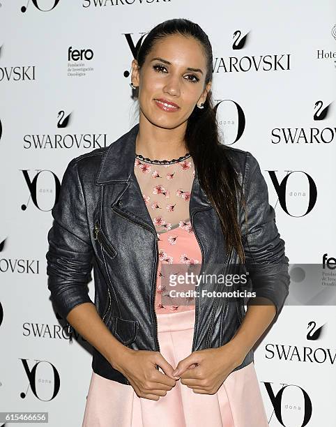 India Martinez attends the Swarovski Pink Hope dinner at the Unico Hotel on October 18, 2016 in Madrid, Spain.