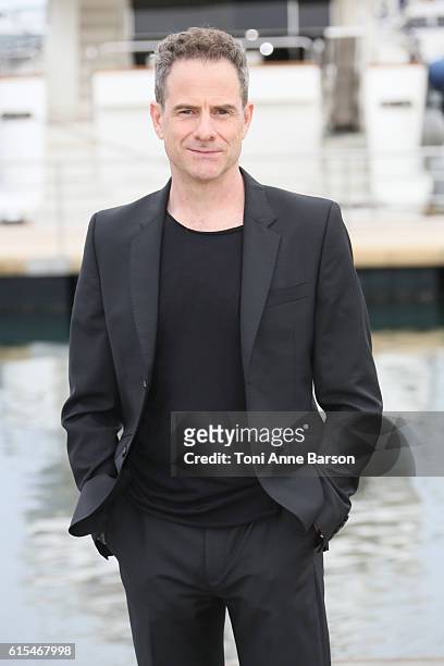 Stephane Bourguignon attends Photocall for "Fatale Station" as part of MIPCOM at Palais des Festivals on October 17, 2016 in Cannes, France.