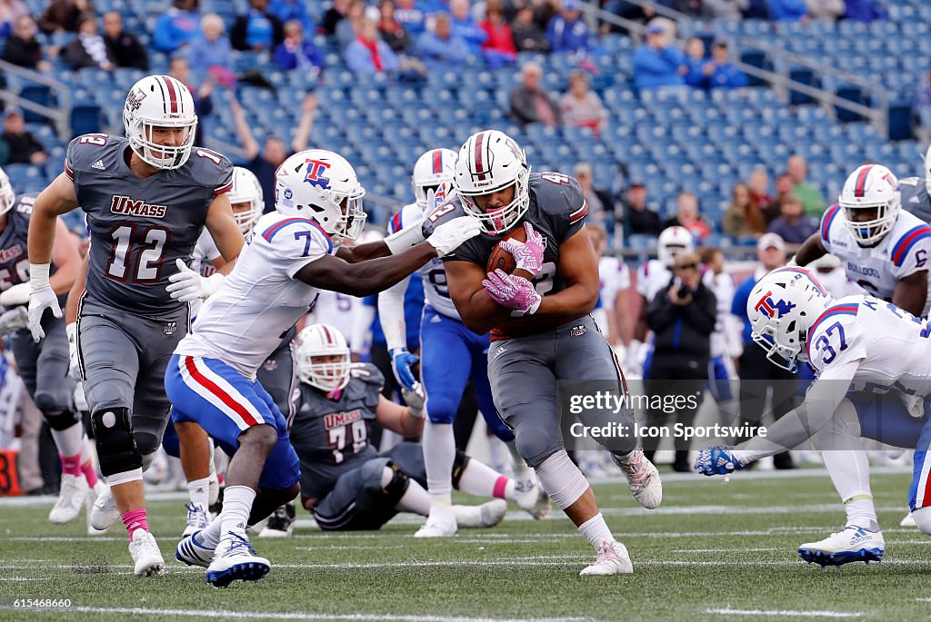 NCAA FOOTBALL: OCT 15 Louisiana Tech at UMass