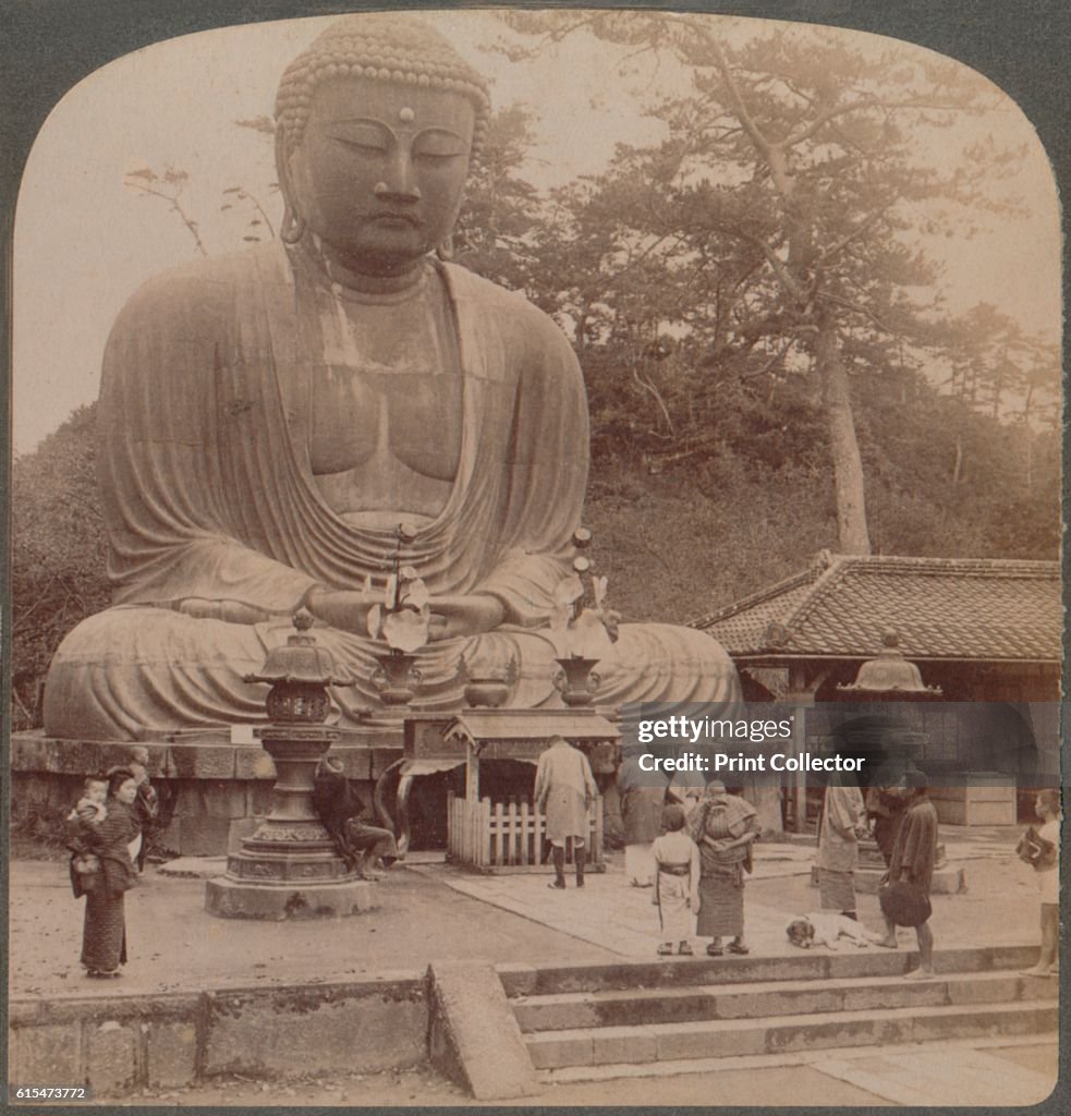 'Majestic Calm Of The Great Bronze Buddha, Reverenced For Six Centuries, Kamakura, Japan, 1904