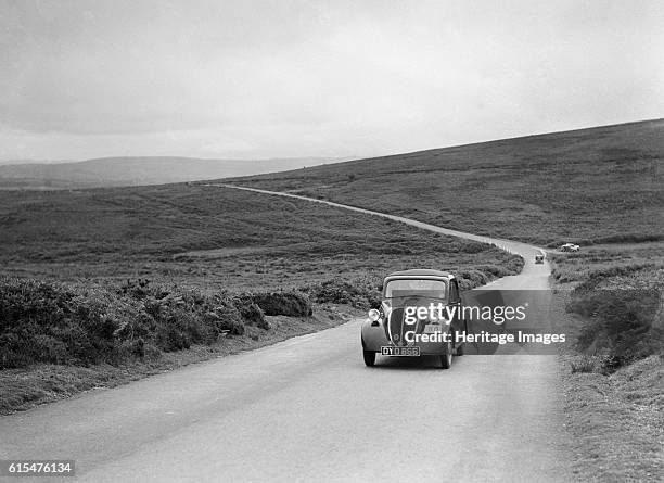 Fiat of HW Johnson, winner of a silver award at the MCC Torquay Rally, July 1937. Fiat 570 cc. Vehicle Reg. No. DYO866. Event Entry No: 80 Driver:...