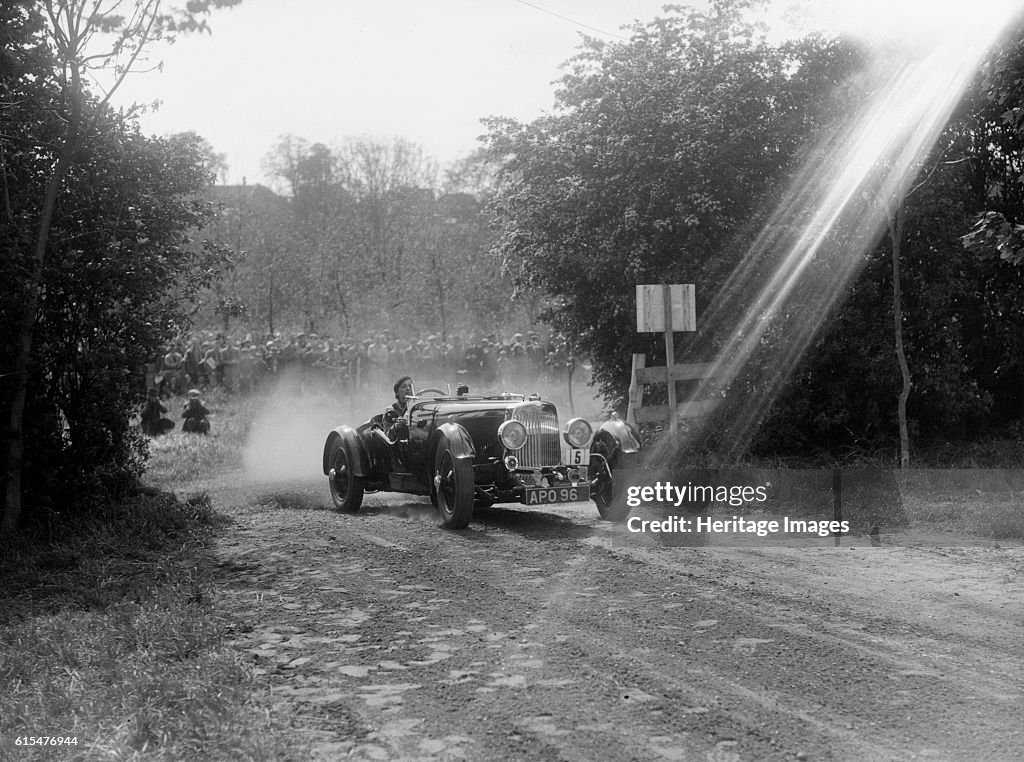 Aston Martin, Bugatti Owners Club Hill Climb, Chalfont St Peter, Buckinghamshire, 1935