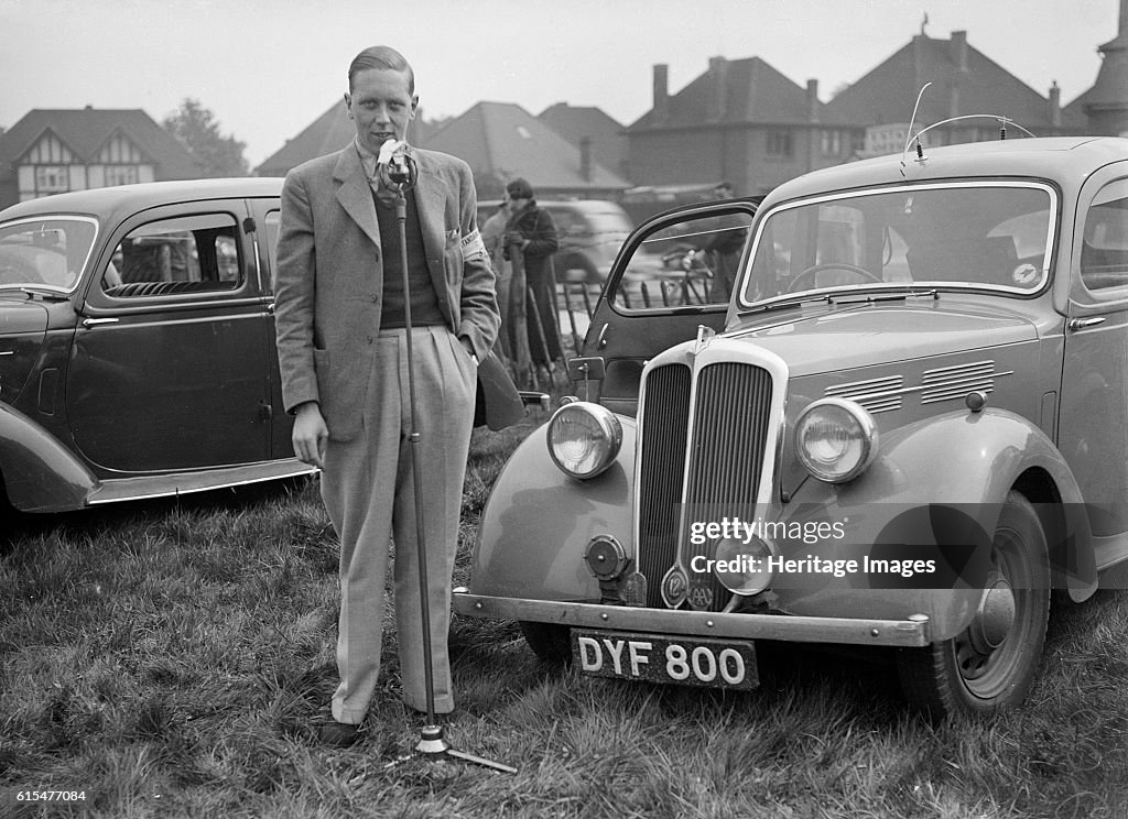 1937 Standard Twelve at the Standard Car Owners Club Gymkhana, Ace of Spades, Kingston Bypass, 1938