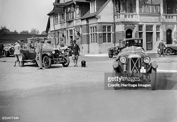 Cars at the North West London Motor Club Trial, Osterley Park Hotel, Isleworth, 1 June 1929. Right: Salmson 1087 cc. Reg. No. YF5128. Event Entry No:...