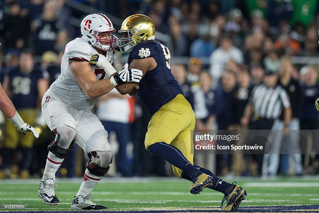 NCAA FOOTBALL: OCT 15 Stanford at Notre Dame
