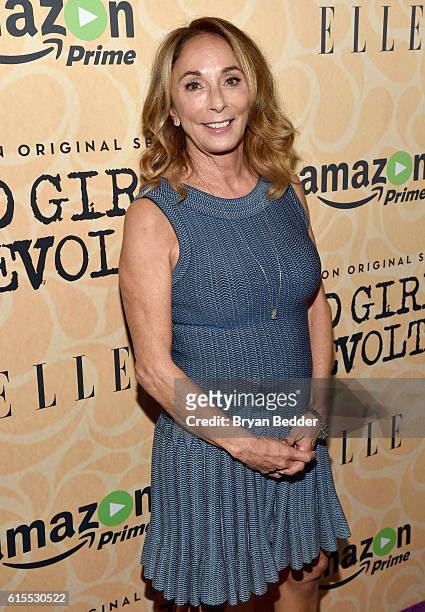 Good Girls Revolt' executive producer Lynda Obst attends the Amazon red carpet premiere screening of the original drama series Good Girls Revolt at...