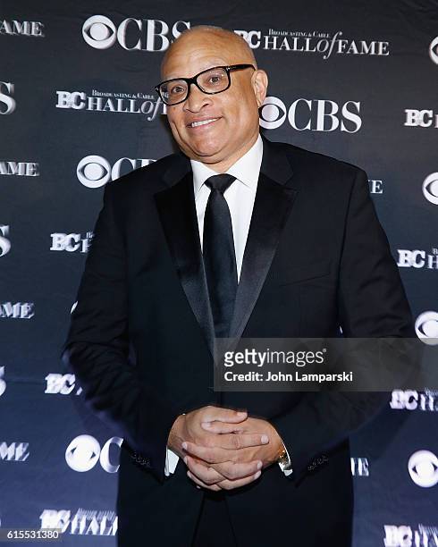 Comedian Larry Wilmore attends 2016 Broadcasting & Cable Hall of Fame 26th Anniversary Gala at The Waldorf=Astoria on October 18, 2016 in New York...