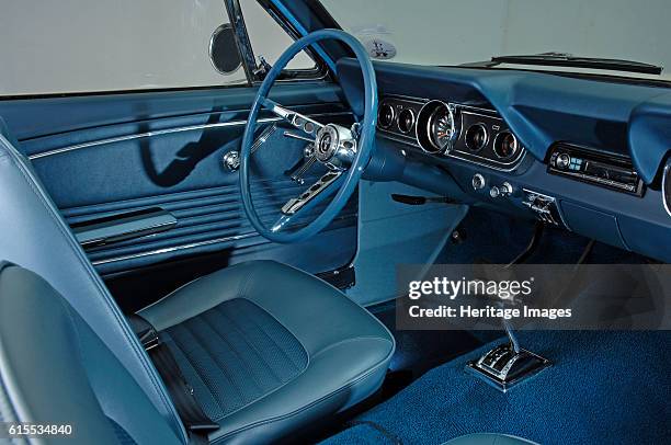 Ford Mustang 289 interior. Artist Unknown.