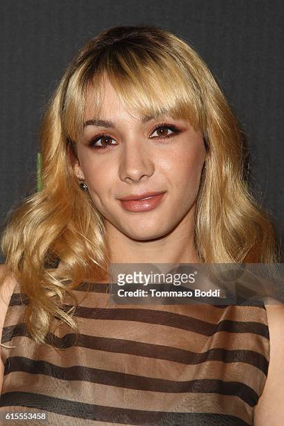 Hannah Marks attends the PaleyLive LA - "Dirk Gently's Holistic Detective Agency" premiere screening and conversation at The Paley Center for Media...