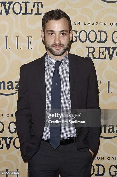 Actor Teddy Bergman attends the "Good Girls Revolt" New York screening at the Joseph Urban Theater at Hearst Tower on October 18, 2016 in New York...