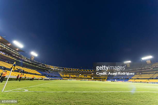 General view of the Universitario Stadium prior a match between Tigres UANL and Herediano as part of the CONCACAF Champions League 2016/17 at...