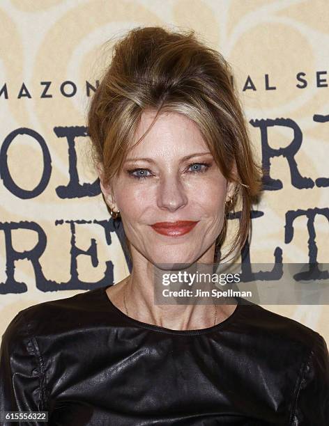 Editor-in-chief of the US edition of the fashion magazine Elle Roberta Myers attends the "Good Girls Revolt" New York screening at the Joseph Urban...