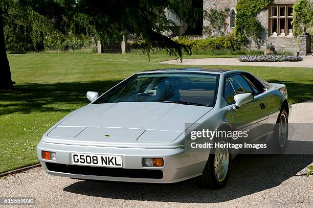 Lotus Esprit at Palace House Beaulieu. Artist Unknown.