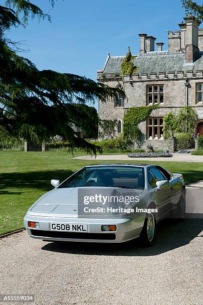 Lotus Esprit at Palace House Beaulieu. Artist Unknown.