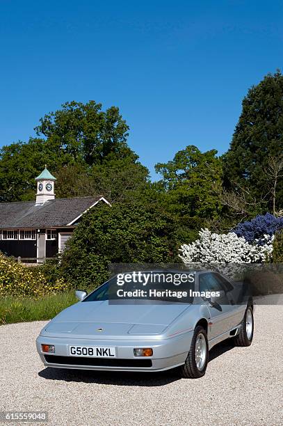 Lotus Esprit at Palace House Beaulieu. Artist Unknown.