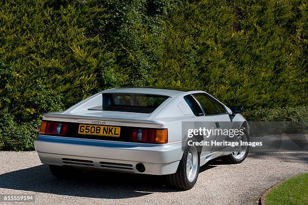 Lotus Esprit at Palace House Beaulieu. Artist Unknown.