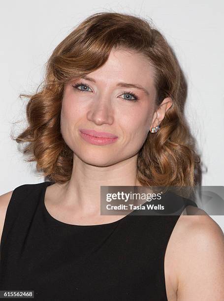 Actress/writer Amanda Jaros attends the Film2Future Inaugural Screenings and Awards Ceremony at Taglyan Complex on October 18, 2016 in Los Angeles,...