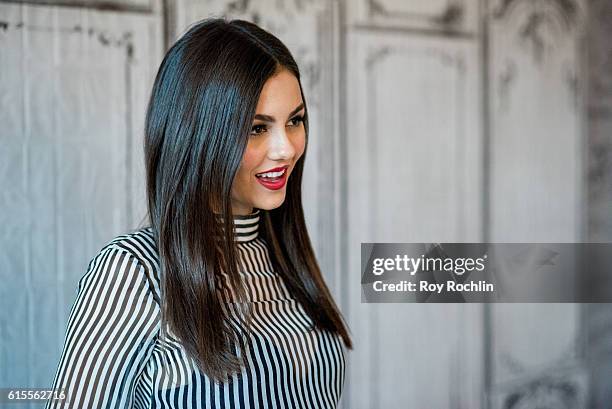 Victoria Justice discusses "The Rocky Horror Picture Show: Let's Do the Time Warp AgainÓ during the Build Series at AOL HQ on October 18, 2016 in New...