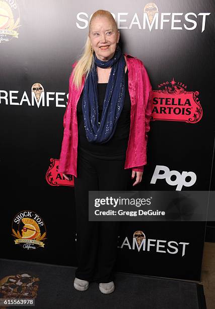 Sally Kirkland arrives at Screamfest 2016 - Opening Night Screening of "Trash Fire" at TCL Chinese Theatre on October 18, 2016 in Hollywood,...