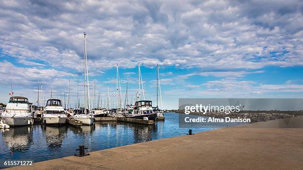 bronte harbour marina - alma danison stock pictures, royalty-free photos & images