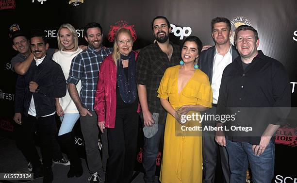 Actors Ezra Buzzington, Ray Santiago and Molly McCook, Dave Lawson, Sally Kirkland, Richard Bates Jr., Angela Trimbur, Devin Herbers and Matt Smith...