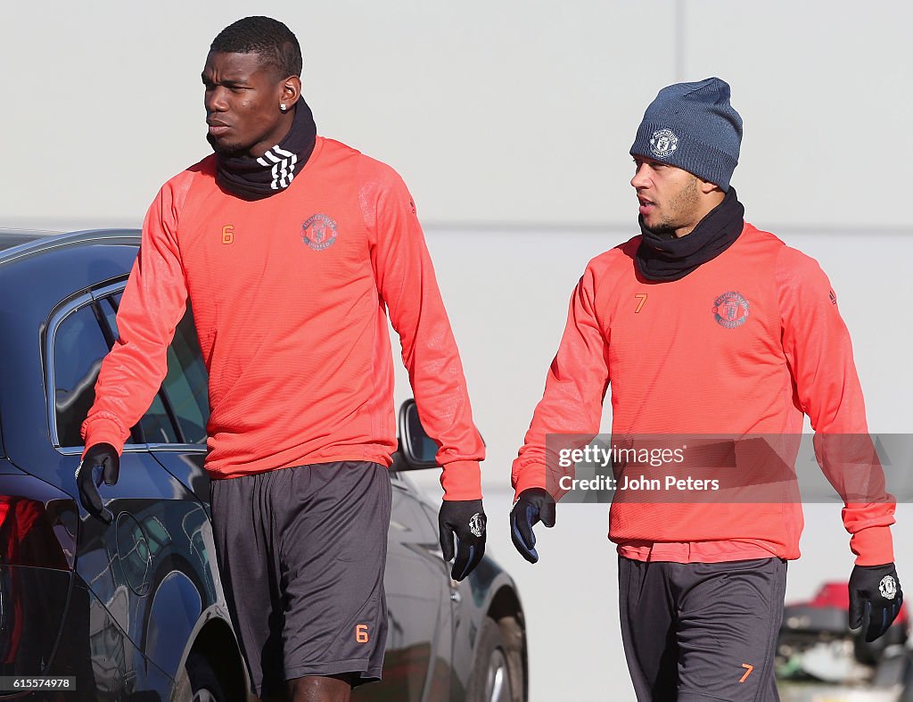 Manchester United Training and Press Conference