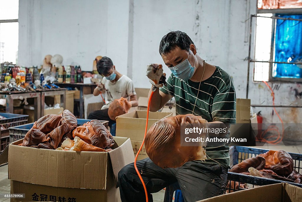 Chinese Factory Produces Donald Trump Masks