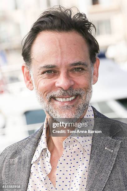 Alexander Siddig attends Photocall for "The Kennedys: After Camelot" as part of MIPCOM at Palais des Festivals on October 18, 2016 in Cannes, France.