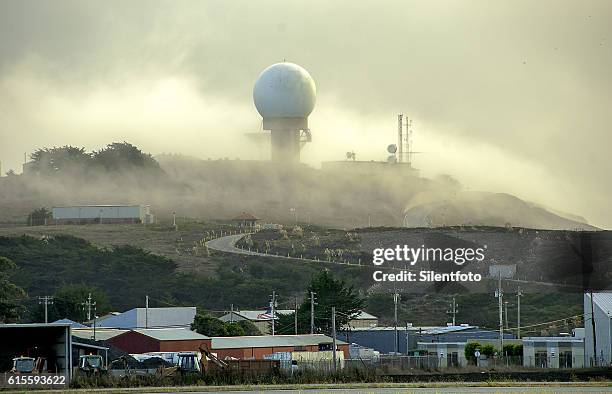 pillar point air force station, halfmoon bay, california - after the cold war stock pictures, royalty-free photos & images