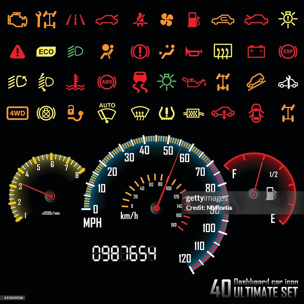 Ultimate dashboard 40 icons.