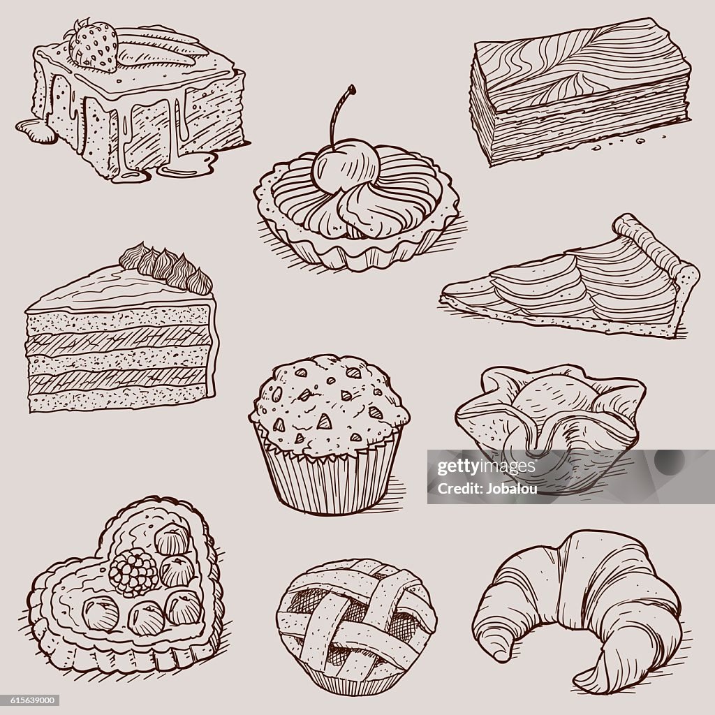 Gourmet Desserts and Bakery Collection